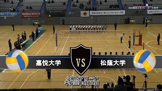 【DVD】2018関東大学女子バレーボール春季リーグ戦 嘉悦大学vs松蔭大学