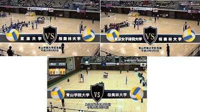 【DVD&ブルーレイ】2018関東大学バレーボール秋季リーグ戦女子、桜美林大学セット