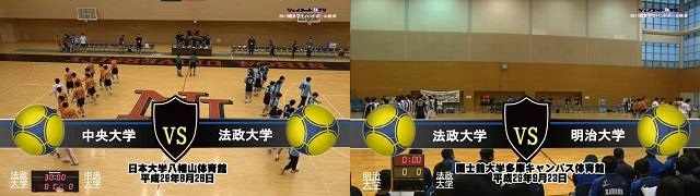 【DVD】2017関東学生ハンドボール秋季リーグ戦男子1部 法政大学セット
