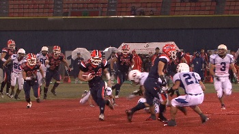 関東学生アメリカンフットボール2012リーグ戦 法政大学トマホークスvs中央大学ラクーンズ