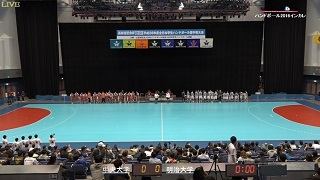 【DVD2枚組】平成28年度全日本学生ハンドボール選手権大会 男子準決勝、明治大学vs中央大学