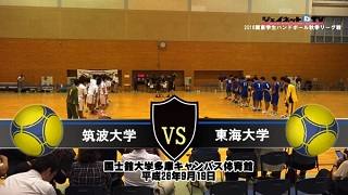 【DVD】平成28年関東学生ハンドボール秋季リーグ戦男子1部、筑波大学vs東海大学