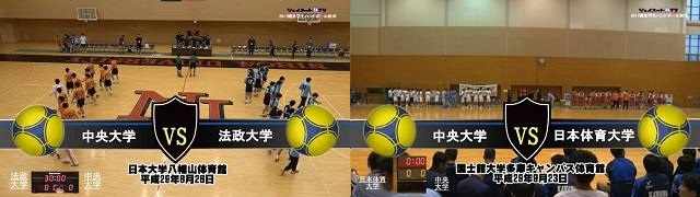 【DVD】2017関東学生ハンドボール秋季リーグ戦男子1部 中央大学セット
